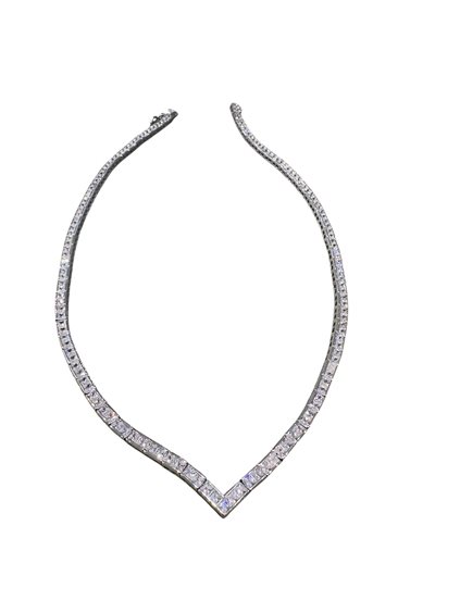 Collana Domar in Argento Cubic Zirconia COAR-410-280 - COAR-410-280